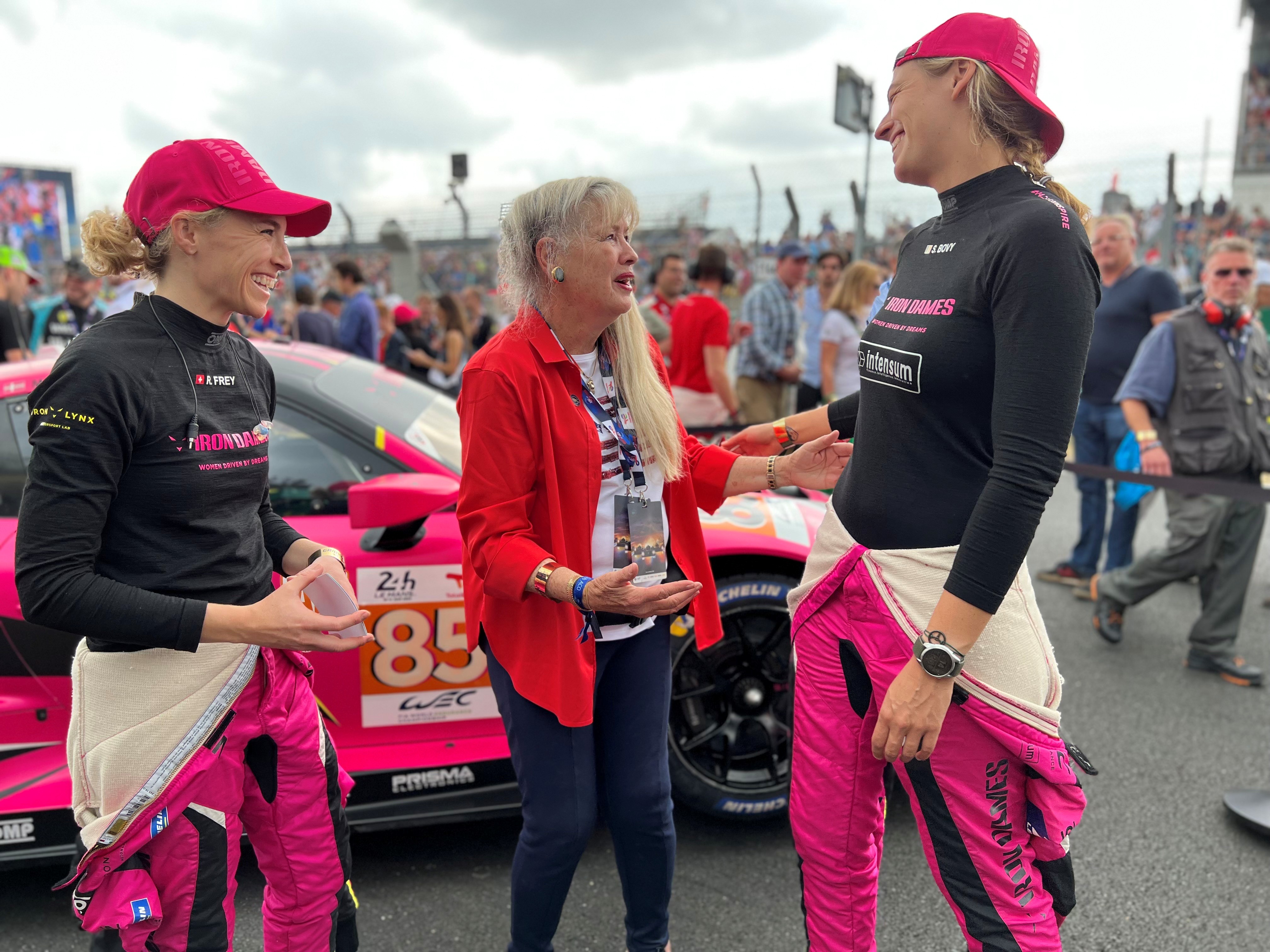 Meeting with racing legends